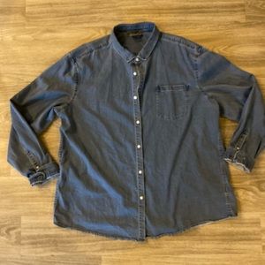 ASOS Denim Button Down Shirt